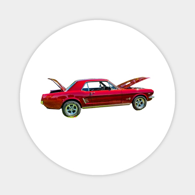 1966 Ford Mustang Magnet by mtbearded1